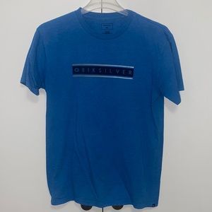 BLUE QUICKSILVER T-SHIRT